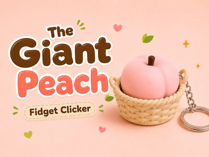 The Giant Peach Fidget Clicker