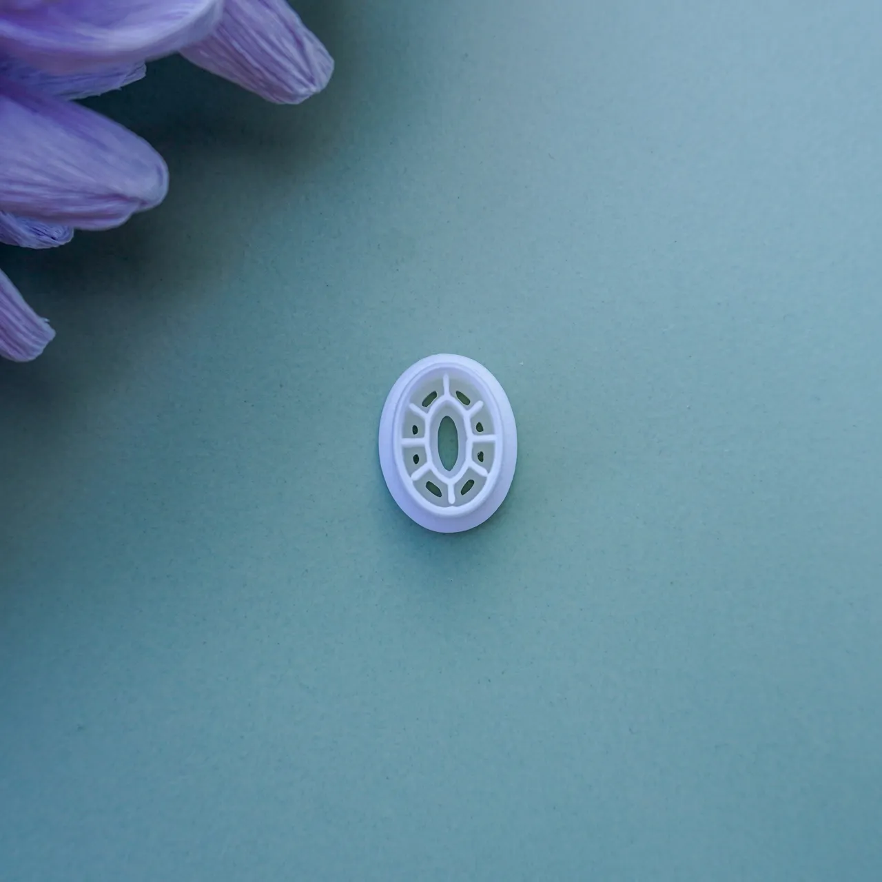 Oval Diamond Cut Clay Cutter For Earrings Necklace view 2