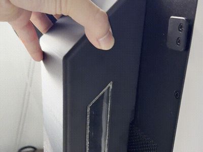 H2 series visible window poop bin
