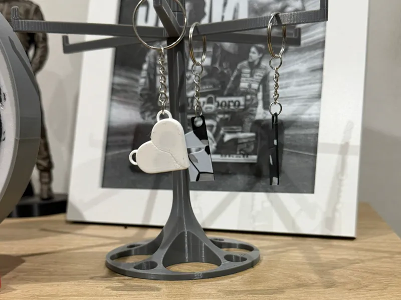 Portachiavi cuore San Valentino magnetico
