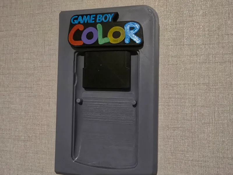 Gameboy Color Wall Mount Display