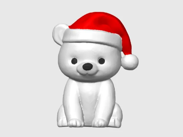 Polar Bear Keychain