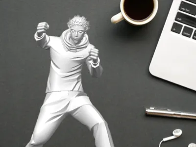 Yuji Itadori - Jujutsu Kaisen (Detailed Miniature)