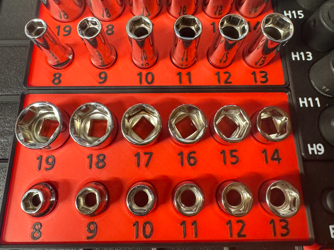 ICON 3/8" 12pc Socket Gridfinity