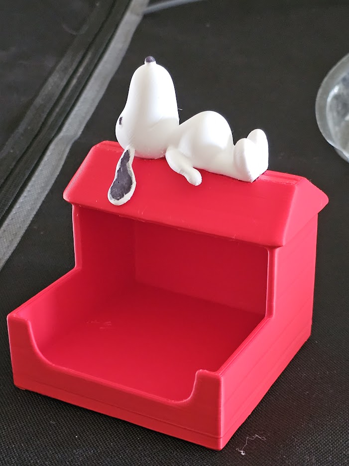Miniatura 5 do modelo 3D Snoopy sticky note holder