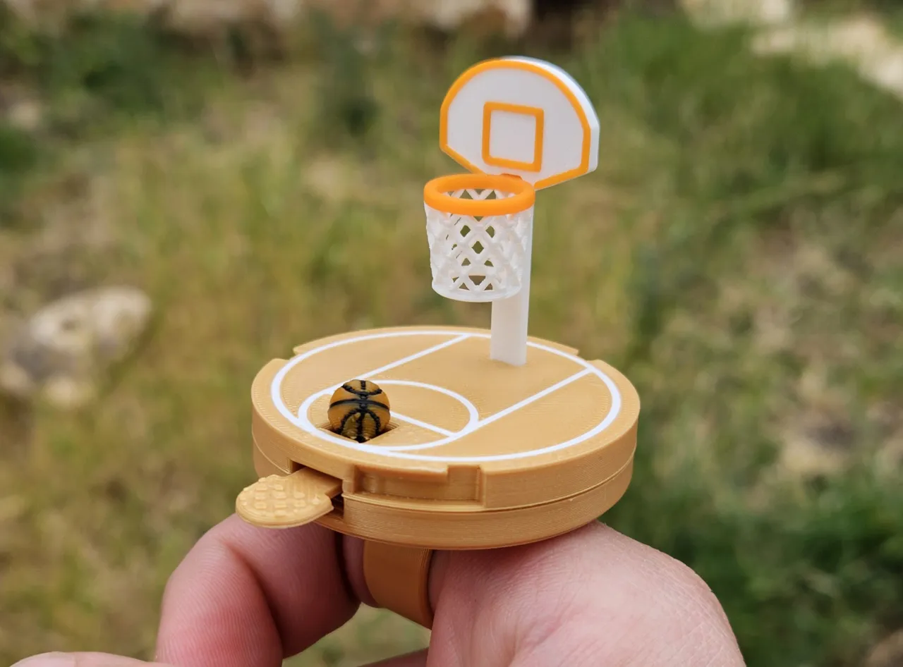 Mini Finger Basketball Court - No AMS Needed! view 2