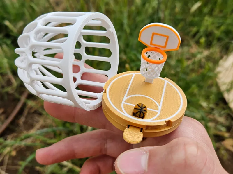 Mini Finger Basketball Court - No AMS Needed!