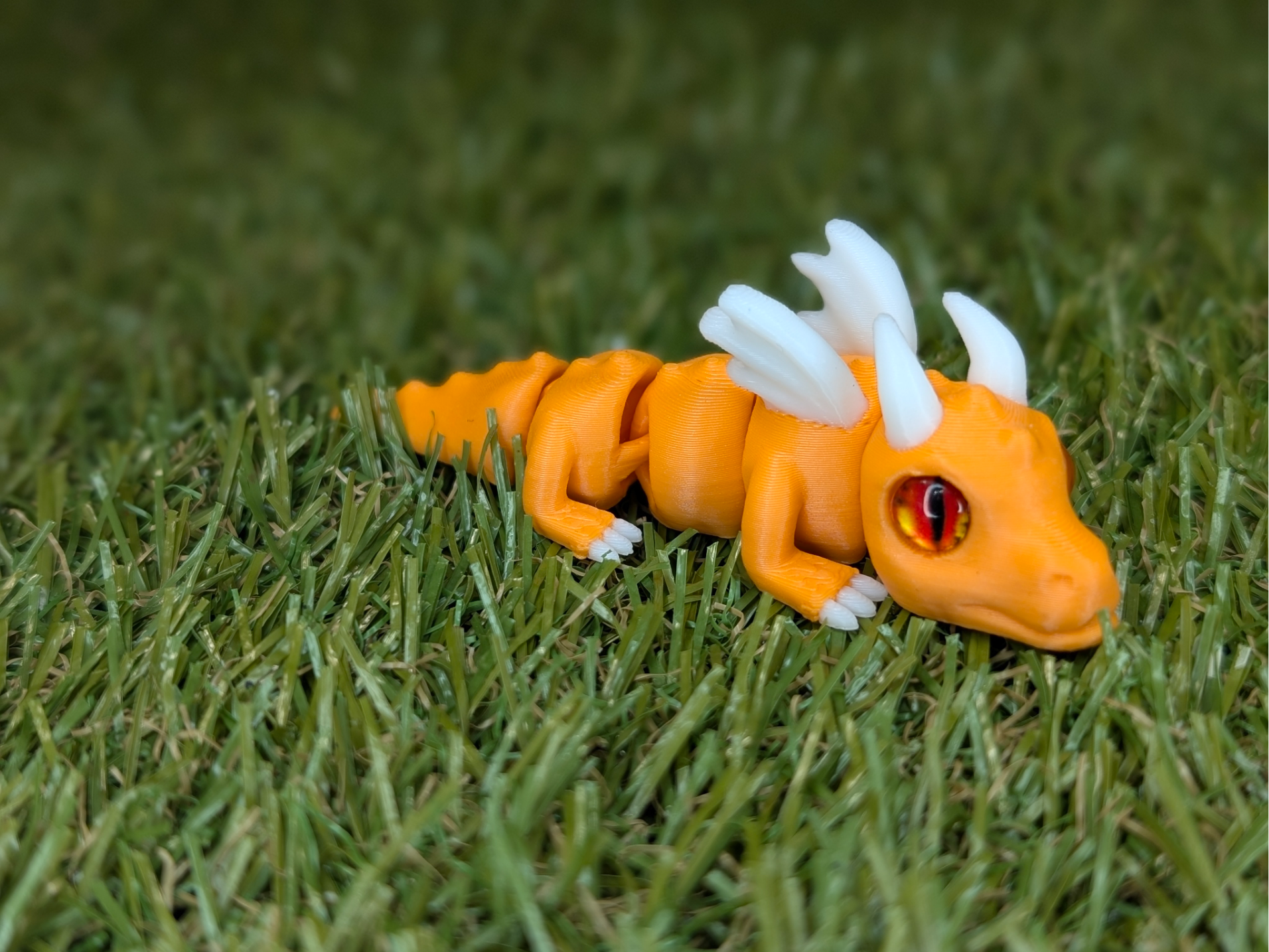 Cute Articulated Baby Dragon – Two Eye Variants