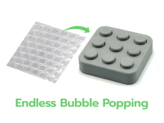 Bubble Popping Fidget Toy (Print in Place)