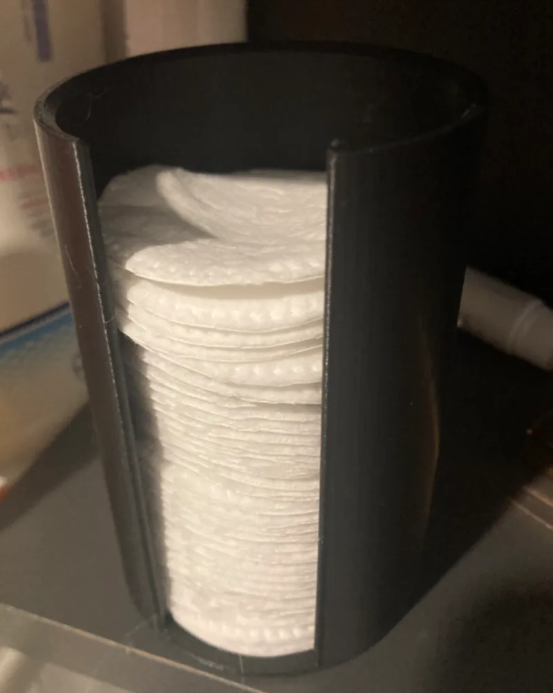 Cotton pad holder