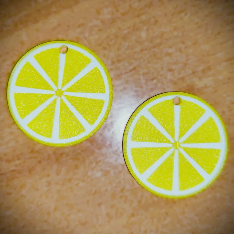 LEMON EARRINGS / PENDIENTES LIMON (AMS)