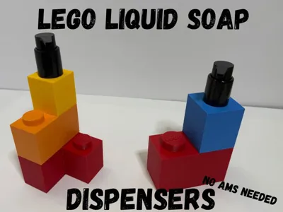 LEGOs Liquid Soap Dispensers