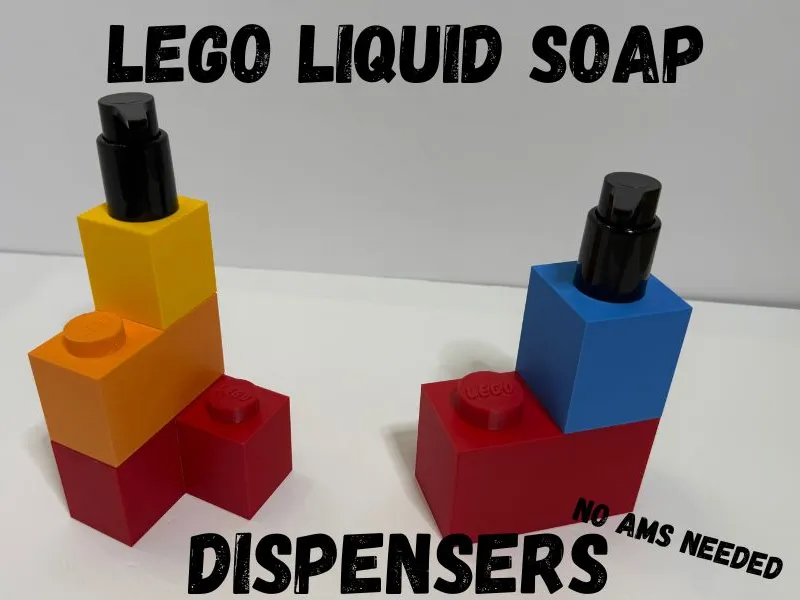 LEGOs Liquid Soap Dispensers