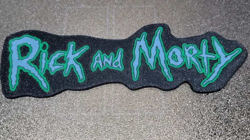 Rick & Morty Logo Magnet