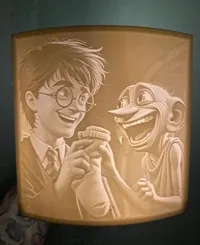 Lithophanie Harry Potter et Dobby — photo 2