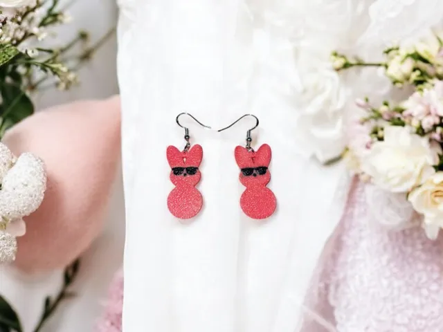 Trendy bunny earrings