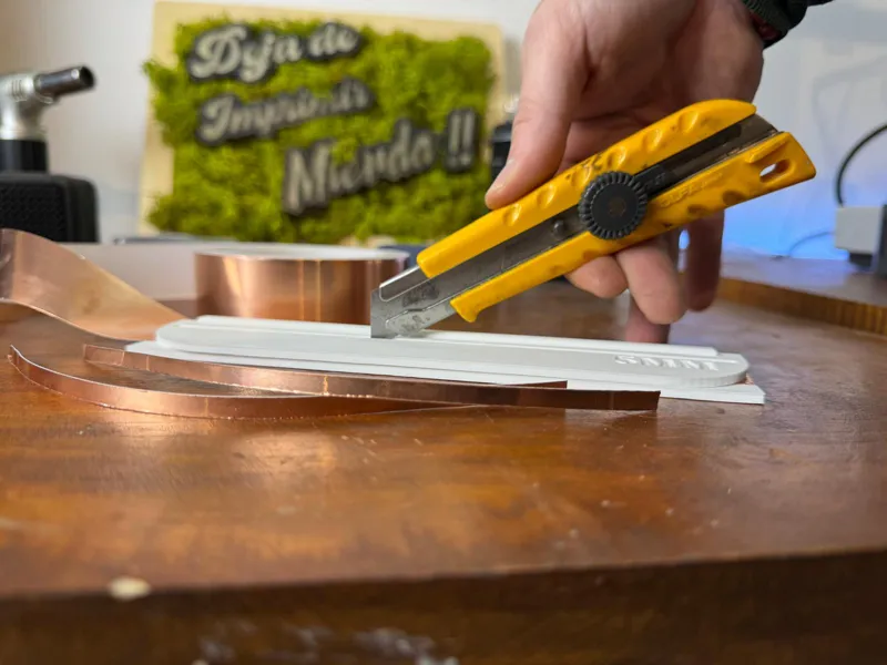 Guia para corte de cintas a 5mm 