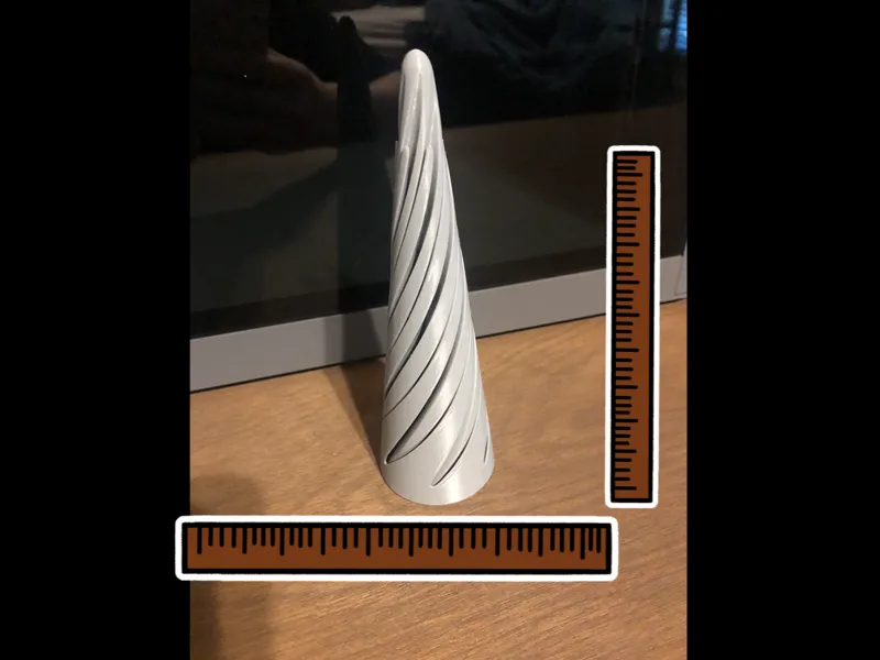 Tall passthrough fidget toy