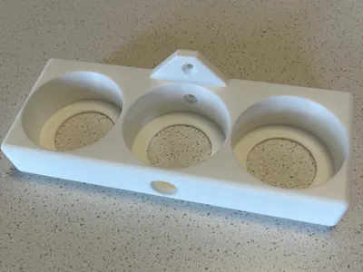 3-Can Spray Paint Wall Shelf