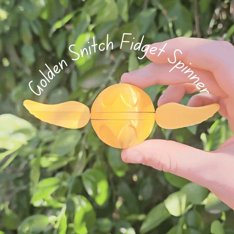 Golden Snitch Fidget Spinner