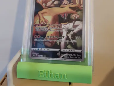 Pokémon slab holder