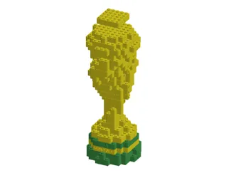 Copa do Mundo em Blocos de Montar (25 cm mini)