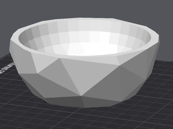 Bols low poly gigognes
