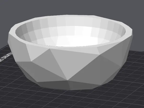 Bols low poly gigognes