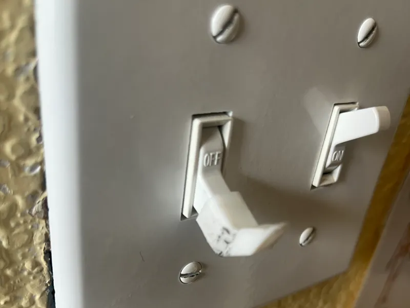 Simple Light Switch Sleeve Hook