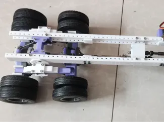 6x6重卡车架，底盘