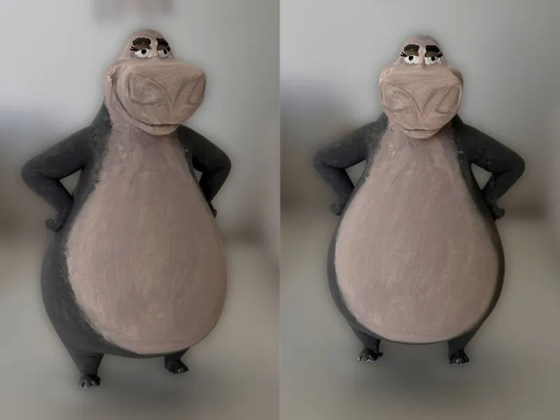 Gloria Hippo Madagascar – Figura Pintar Acrílico