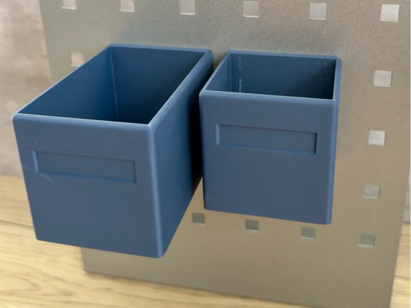 Bin comp. with Skadis or Garant Pegboard 100mm