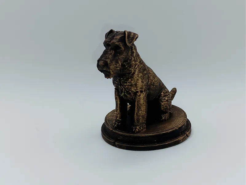 Lakeland Terrier Dog Bust – 7cm Miniature Statue