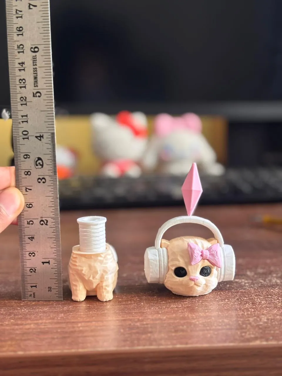 Sims Dancing Cat Bobble Head with 3D spring view 4
