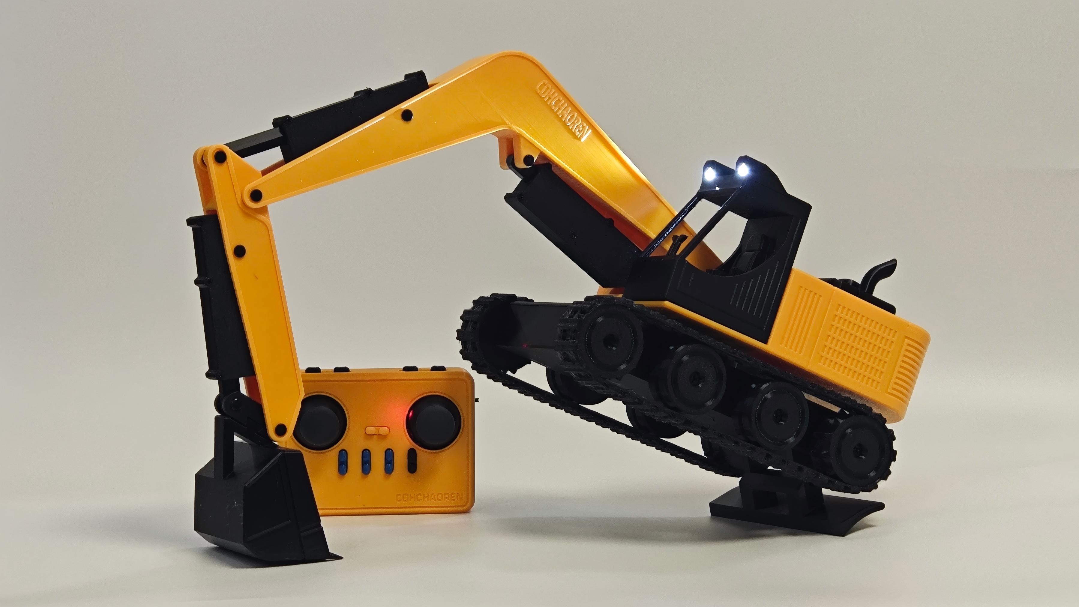 Miniatura 1 do modelo 3D 遥控挖掘机抓木机叉车三合一最终版（A1mini可用）