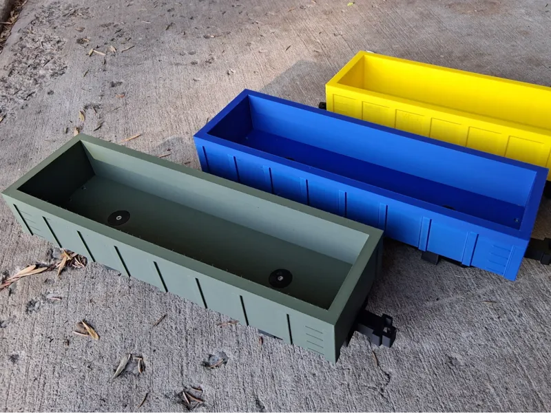 G Scale Gondola, 37.5 mm Trucks 