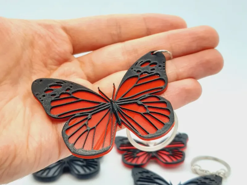 Butterfly keychain