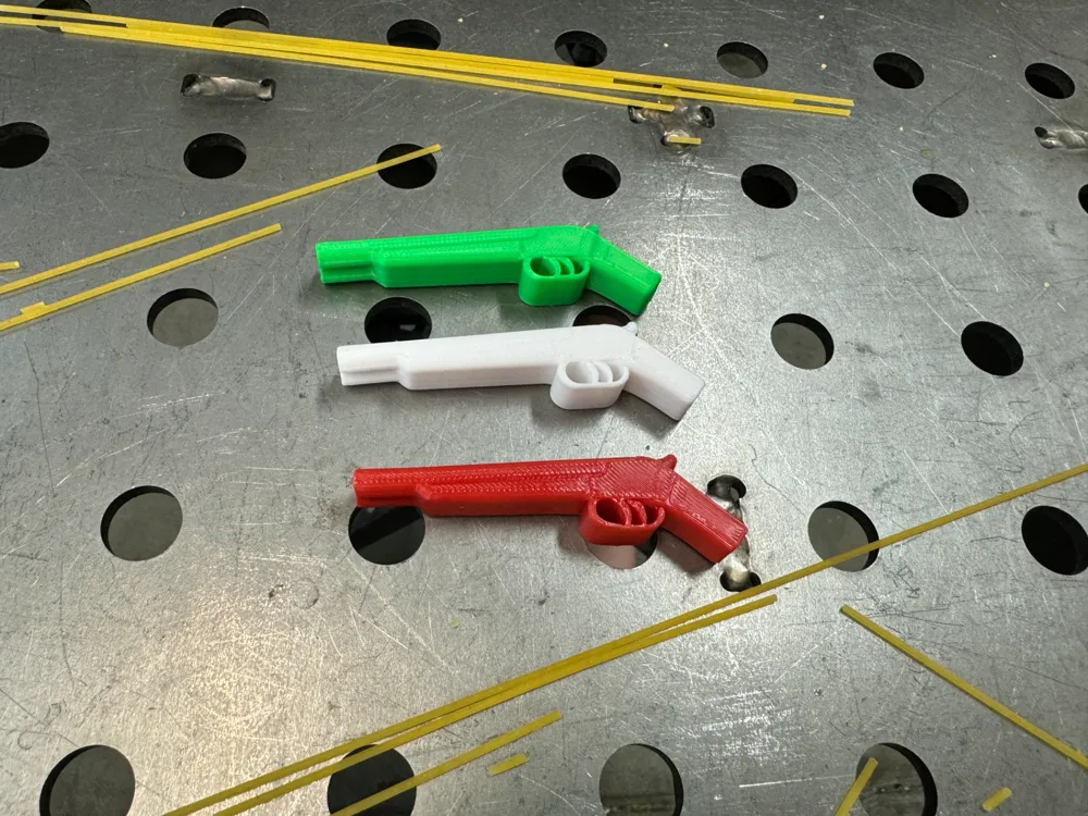 Double Barrel Pasta Gun Spaghetti Blaster by Hiro Koiso Racing