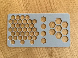 Bullet Journal Schablone Bienenwaben