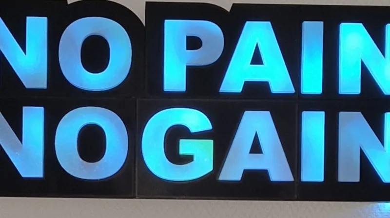 Nopainnogain LED Sign