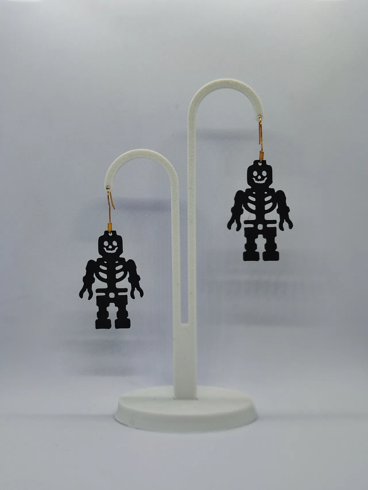 Pendientes Huesitos Felices view 2