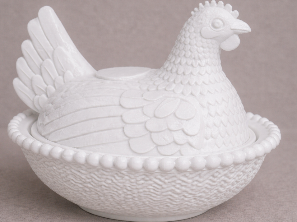 Hen on Nest Trinket Dish