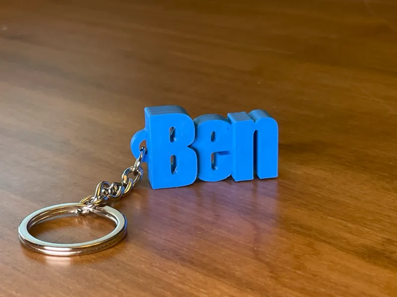 Ben Name Keychain