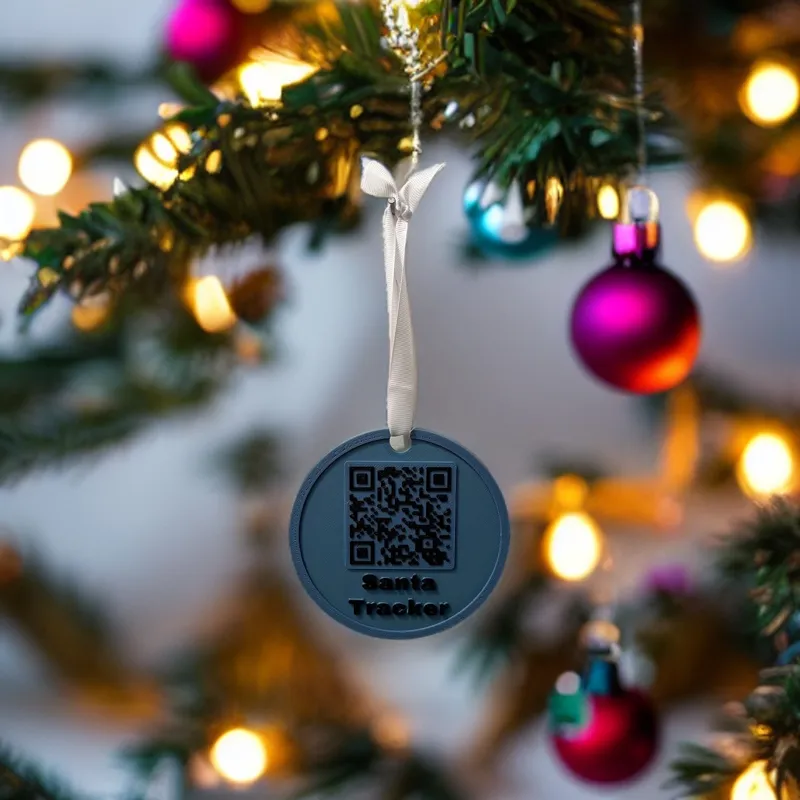 SANTA TRACKER BAUBLE 