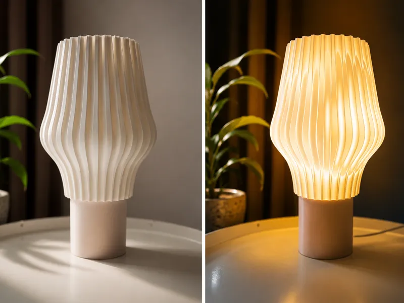 Lamp in a shell pattern