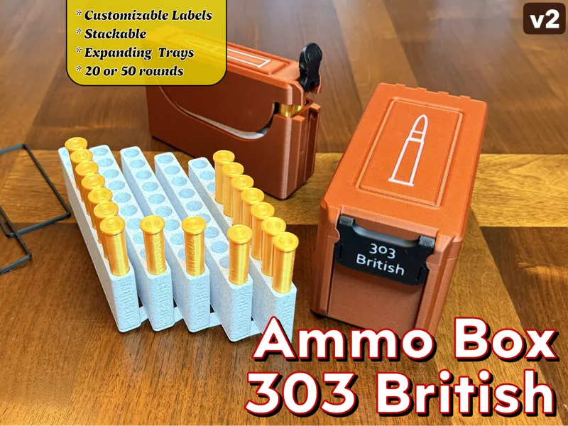 Ammo Box 303 British + Expanding Trays