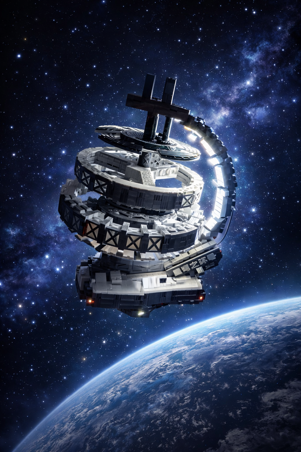 Miniatura 3 do modelo 3D 星穹之环号 （无五金件）
