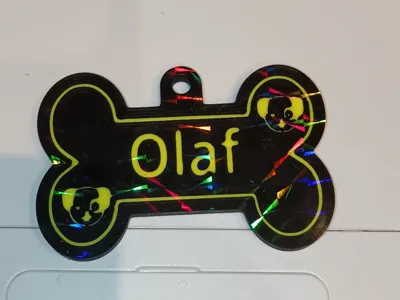 Dog ID tag