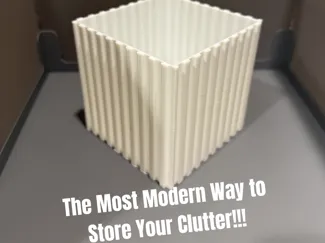 A modern storage box to organize clutter