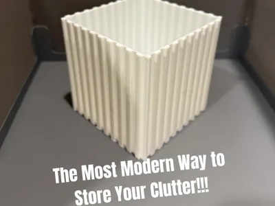 A modern storage box to organize clutter